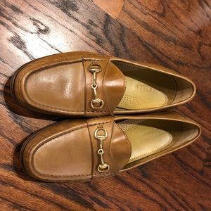 Cole Haan Tan Horsebit Loafers